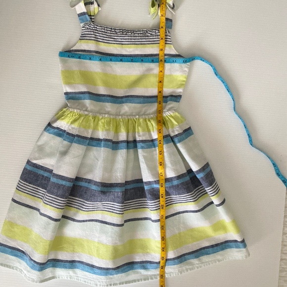 Gymboree Size 8 Girls Linen and Cotton Summer Dress - Picture 4 of 5